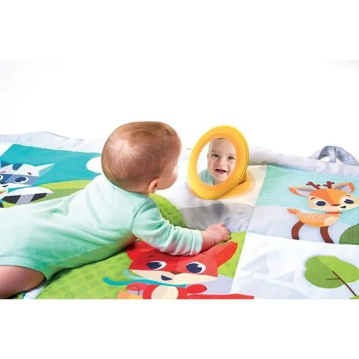 TINY LOVE Tapis d'éveil Géant Pour Bébé, Dès la naissance, Collection Dans la Prairie, 150 x 100 cm-1