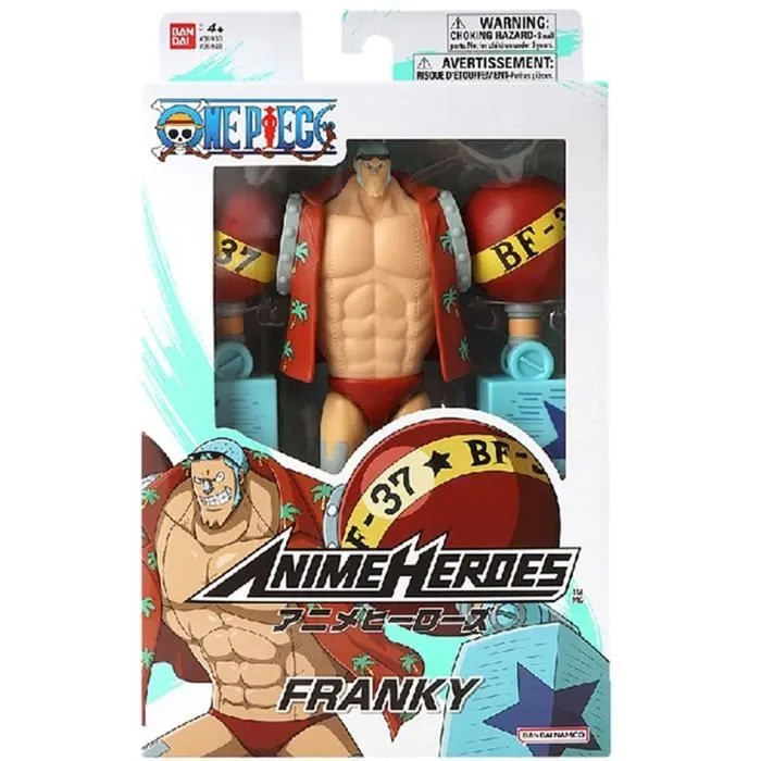 Figurine Anime Heroes - Bandai - One Piece - Franky - 17 cm-3