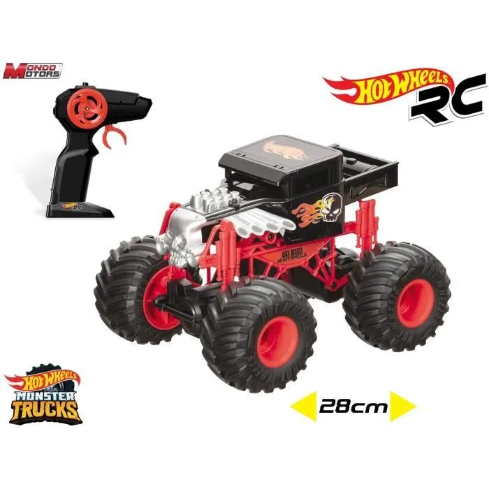 Véhicule radiocommandé MONDO MOTORS Hot Wheels Bone Shaker Monster Truck 28cm-5