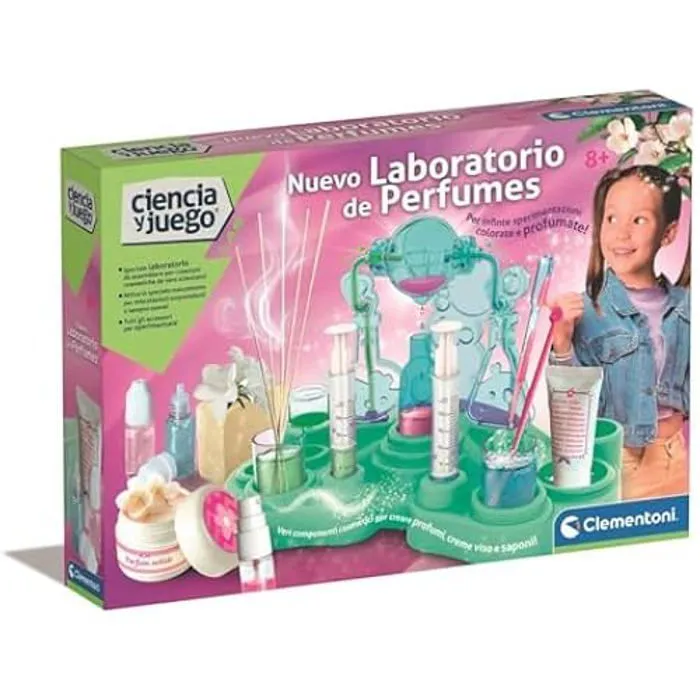 Clementoni - Nouveau laboratoire de parfums - Jeu d'expériences éducatives pour enfants - Fabriquez vos propres parfums et-0