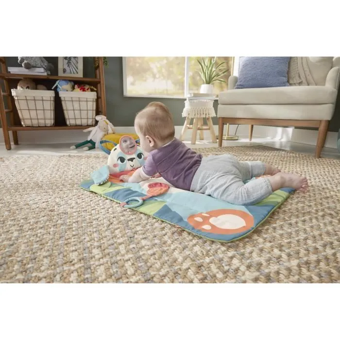 Fisher-Price-Panda à Rouler-Tapis d’éveil avec 2 jouets HKD65-5