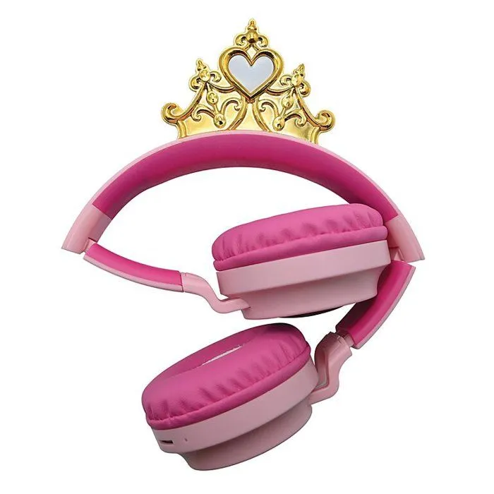Casque pour enfant - LEXIBOOK - Disney Princesses - Bluetooth 5.0 - Couronne lumineuse - Design mignon-1