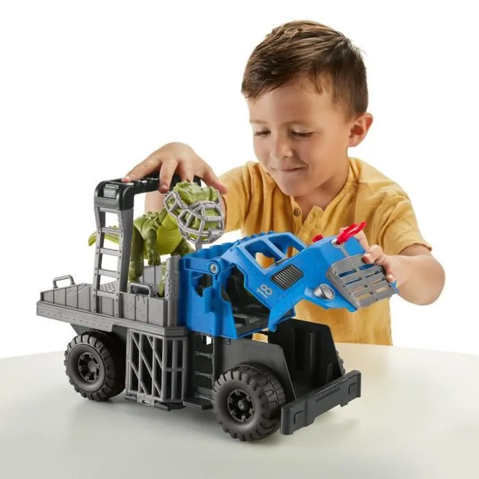 Fisher Price - Imaginext Jurassic World - Le Camion De Capture - Accessoire figurine d'action - Multicolore-6