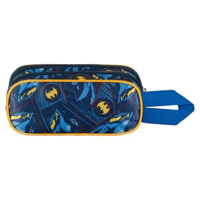 Trousse Double 3D - DC Comics Batman Night - Bleu Foncé - Taille Unique-2