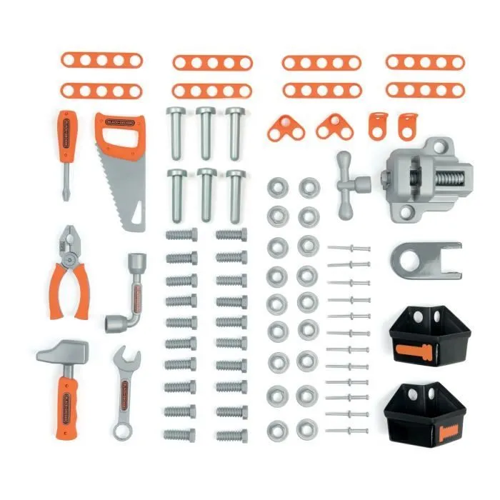 Etabli pour enfant Smoby Black+Decker Bricolo One - Blanc - 3 ans et plus-4