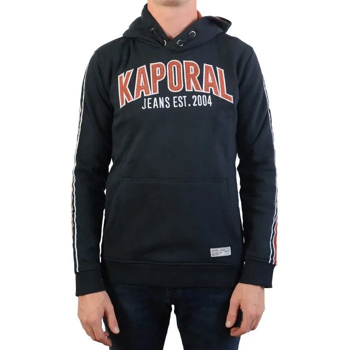 Sweat à Capuche Enfant - KAPORAL - Bleu Marine - Manches Longues - Col Capuche - Poche Kangourou-1