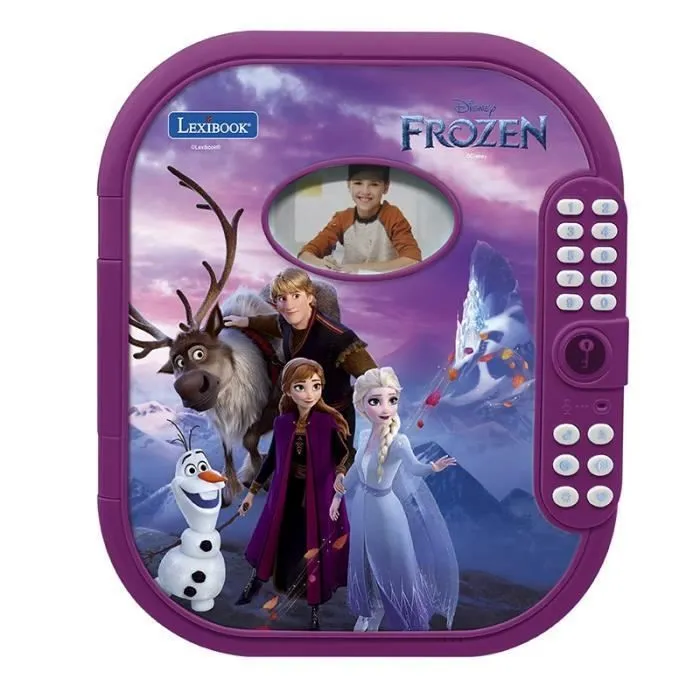 Journal intime éléctronique avec coffre-fort La reine des Neiges-0