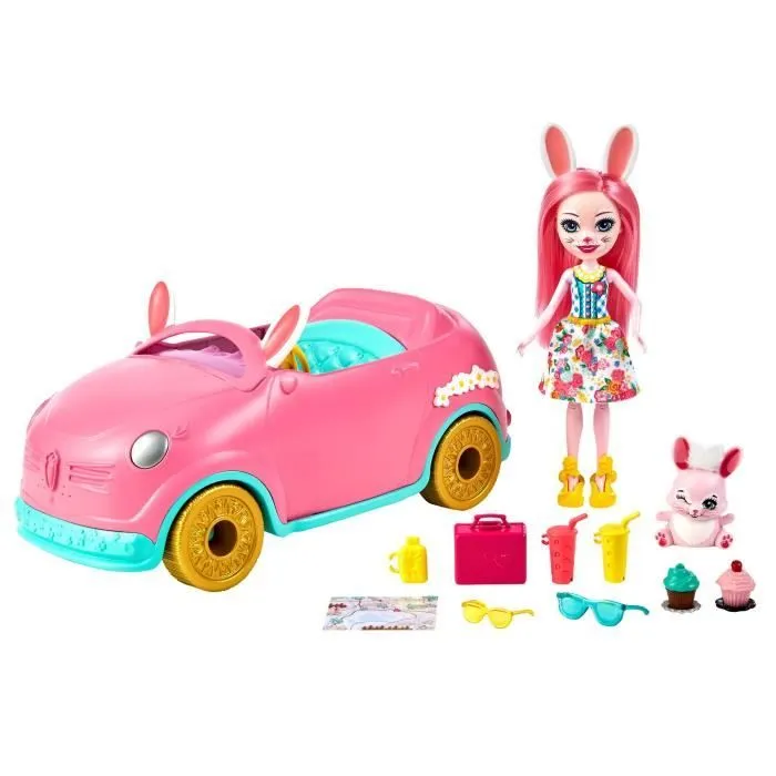 Enchantimals - Voiture Lapinmobile - Accessoire Mini-poupée - Dès 4 ans HCF85-2