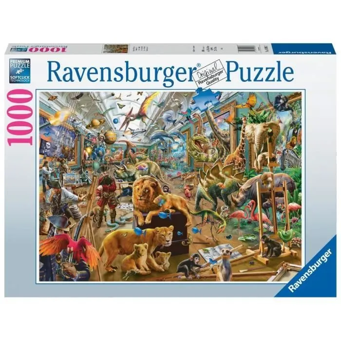 Puzzle 1000 pièces Le musée vivant, Adultes et enfants dès 14 ans, 16996, Ravensburger-1