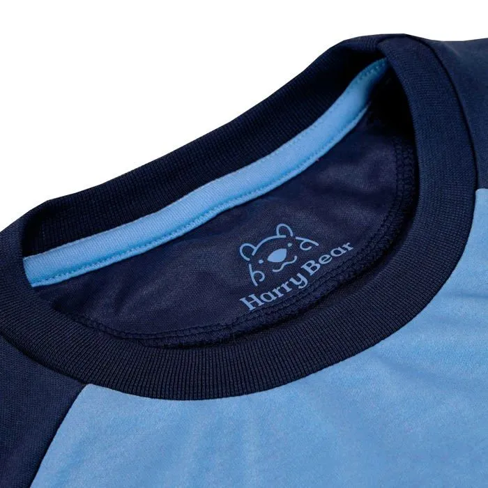 Housse de pyjama bebe - range-pyjama Harry bear Pyjama pour Garcon | Ensemble Enfant Garcon | Pyjama Enfants | Bleu-3