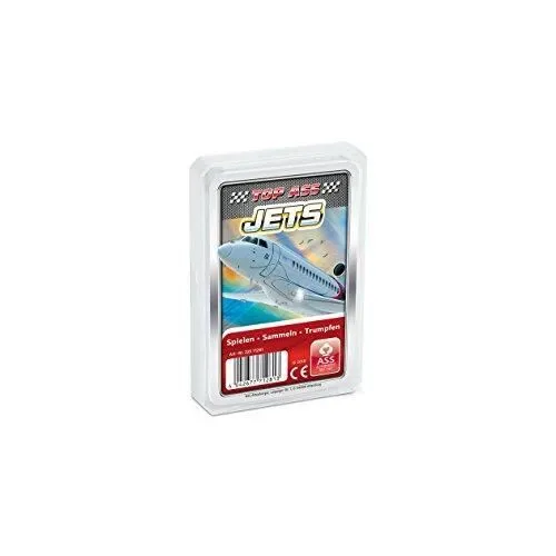 Jeu de cartes Top Jets - SA Ass Altenburger - Rouge - Enfant - Mixte-0