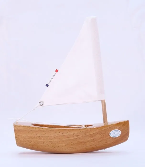 Maison Tirot - Bateau Le Bâchi bois naturel 17cm - TIROT-1