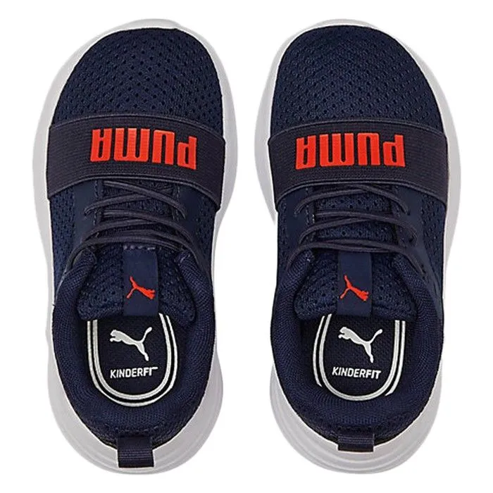 Basket à Lacets  Puma Wired Run Ac - Marine/Rouge-4