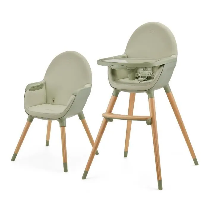 Kinderkraft Chaise haute FINI 2 Vert-0
