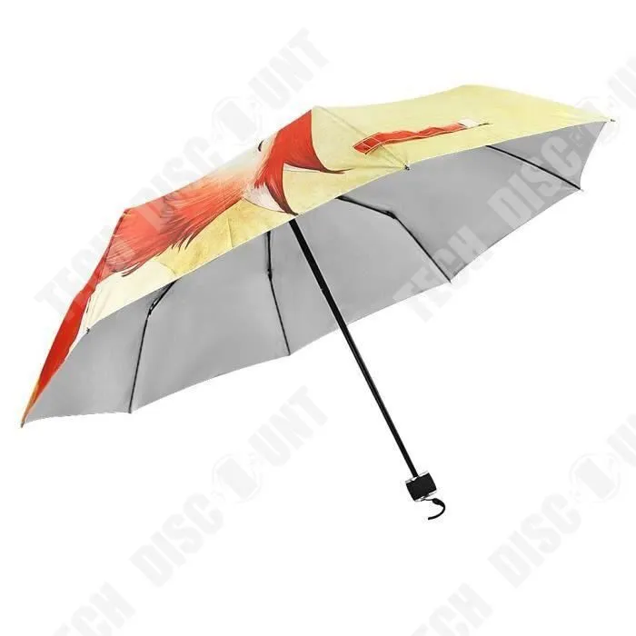 TD® Parapluie Haut de Gamme Design Créatif Art 3D Impression Ombrelle Ultra-Léger Incassable Étanchéité Apparence pliable modèle-2