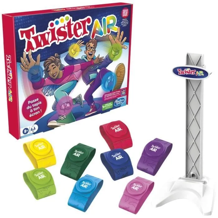 Twister Air, jeu Twister avec appli RA, se connecte aux smartphones et tablettes, jeux actifs de groupe, dès 8 ans-2