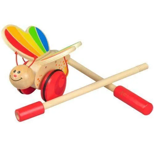 Jouet À Tirer - Hape - E0340 - Papillon - 12 mois - Intérieur - Mixte-1