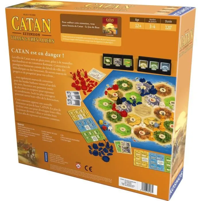 Catan Villes et Chevaliers - Asmodee - Jeu de société-1