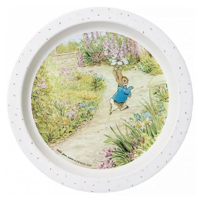 Assiette bebe Pierre Lapin-0