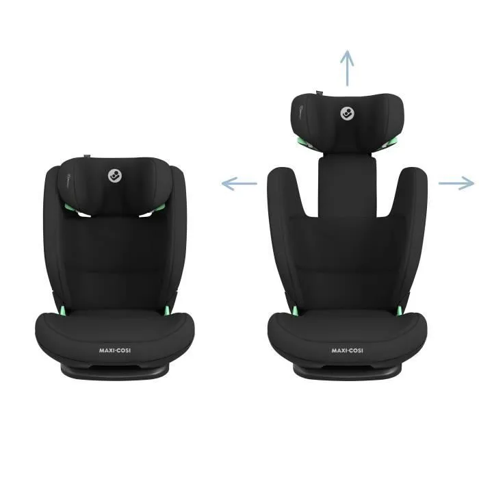 MAXI-COSI Siège Auto Rodifix S I-Size, Groupe 2/3, Isofix, Inclinable, Basic Black-2