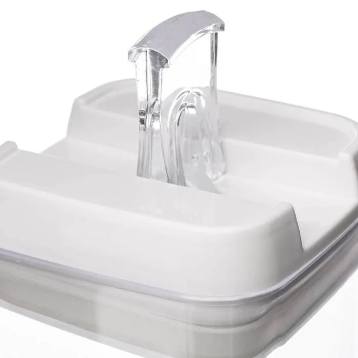 Secret de Gourmet - Bocal hermétique carré 1,2L oslo L, 10 x L, 10 x H, 20,5 cm Transparent-4