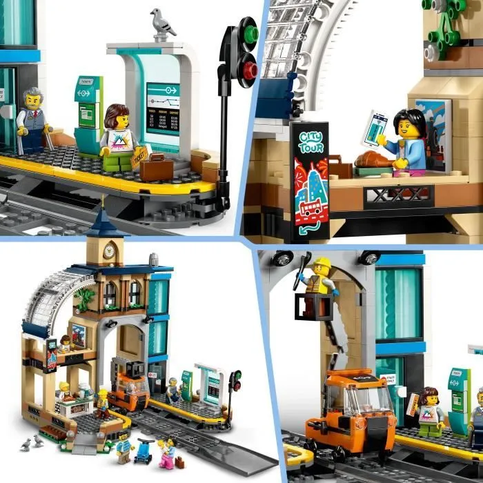 LEGO City 60469 La Gare Centrale - Jeu de Construction pour Garçon ou Fille dès 7 ans-2