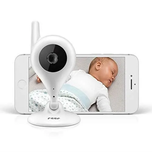 Babyphone vidéo - REER - 80300 - Caméra IP - Vision nocturne - Sans fil-1