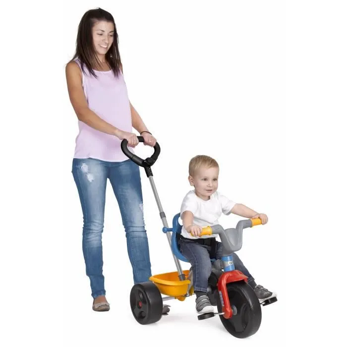 Tricycle évolutif Feber - Jaune et Bleu - Pour bébé de 18 mois à 5 ans - EVO TRIKE 3x1 go!-2