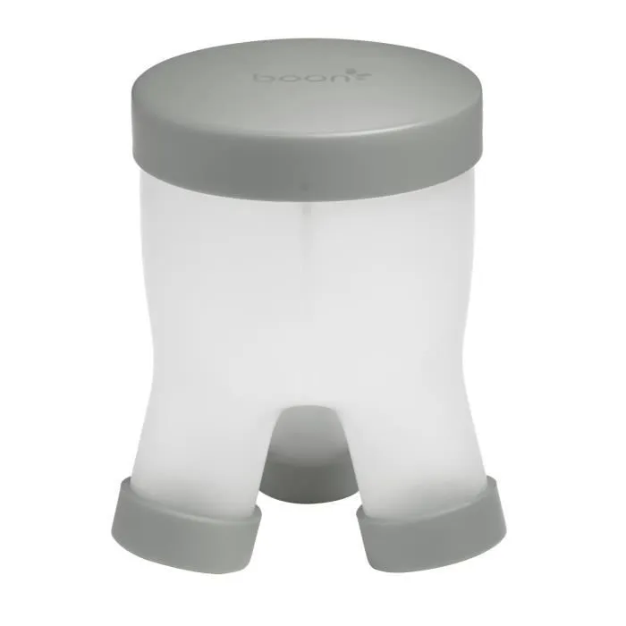 DOSEUR DE LAIT TRIPOD - Boîte Doseuse Lait en Poudre Gris - 3 compartiments-0