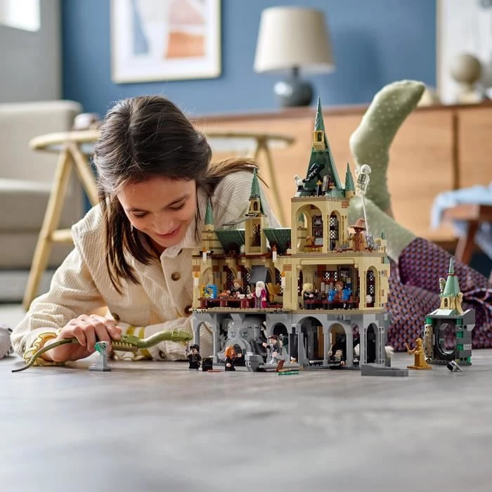 LEGO® 76389 Harry Potter™ La Chambre des Secrets de Poudlard Jouet Château avec Grande Salle + Figurine Edition 20ème Anniversaire-1