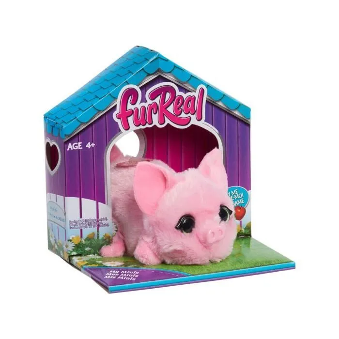 Jouet en peluche - HASBRO - FURREAL - MY MINIS 15 CM - Rose - Peppa Pig - Piles-0