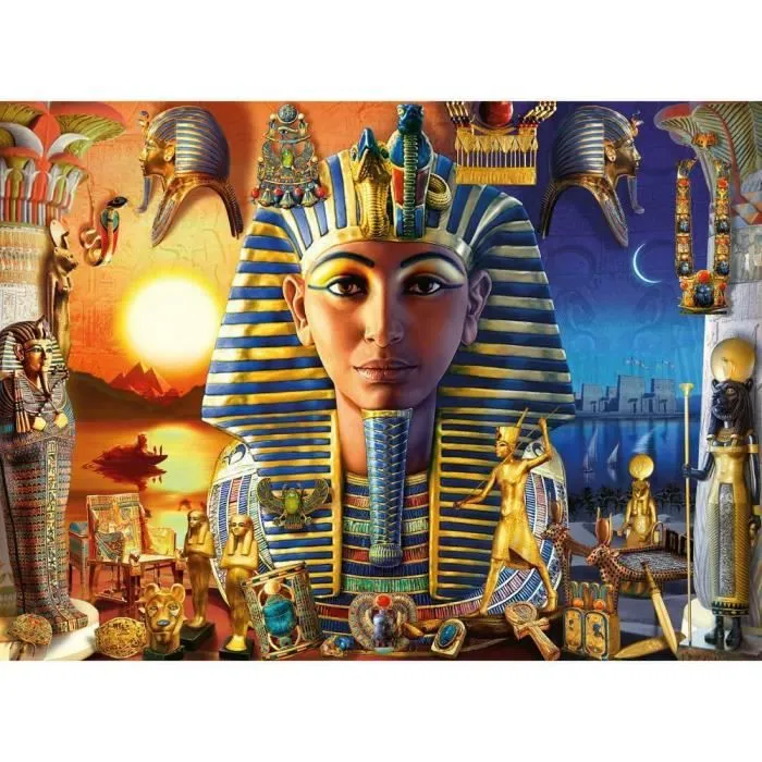 RAVENSBURGER Puzzle 300 pièces XXL - Dans l'Égypte antique-1