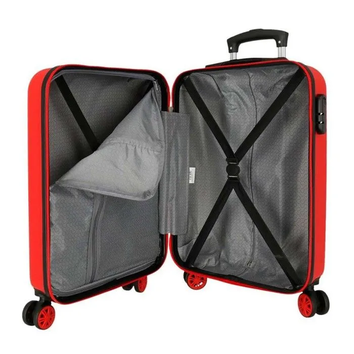 Valise enfant - Disney - Valise fille Mickey "Street Art" - 55 x 38 x 20 cm - Rouge-3