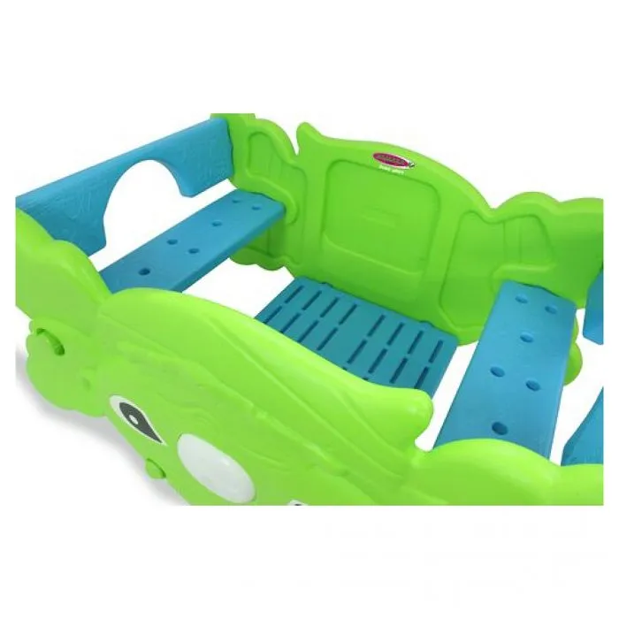 Ensemble de sièges et balancelle 2en1 - Sit and Swing - Vert - Plastique - Résine-3