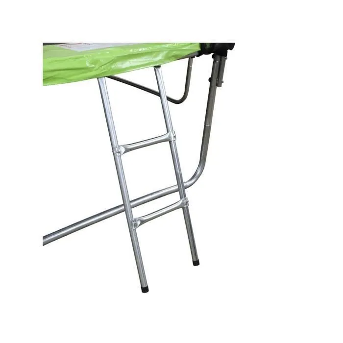 Trampoline "Yoopi 2" - Ø 3.05 m - Avec filet + échelle + couverture + kit d'ancrage-2