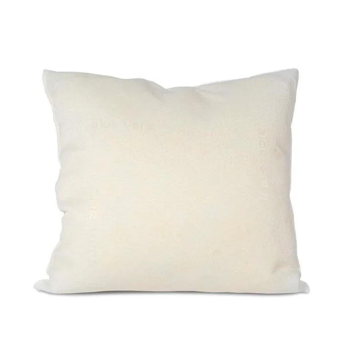 Lot de 2 oreillers 60x60 cm FLOCONS | Mémoire de forme | Blanc-1