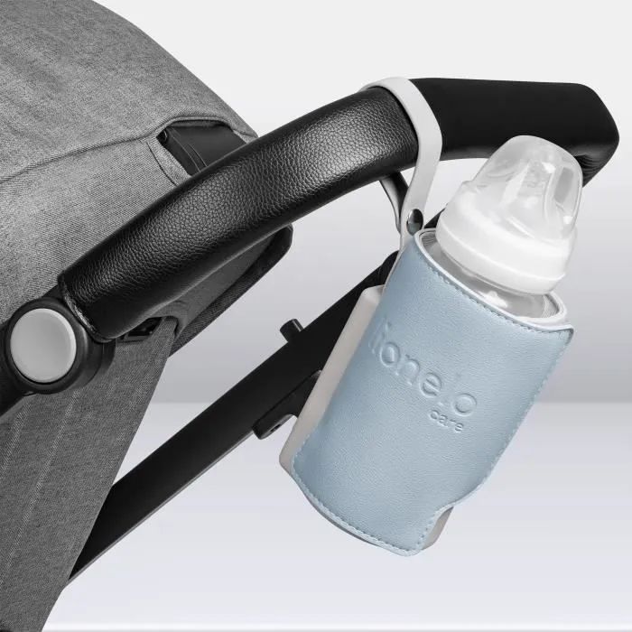 Lionelo Thermup Go Plus - Chauffe-Biberon Portable-  Sans BPA - 38-50 °C - Charge USB - Batterie jusqu’à 8 h - Bleu-1