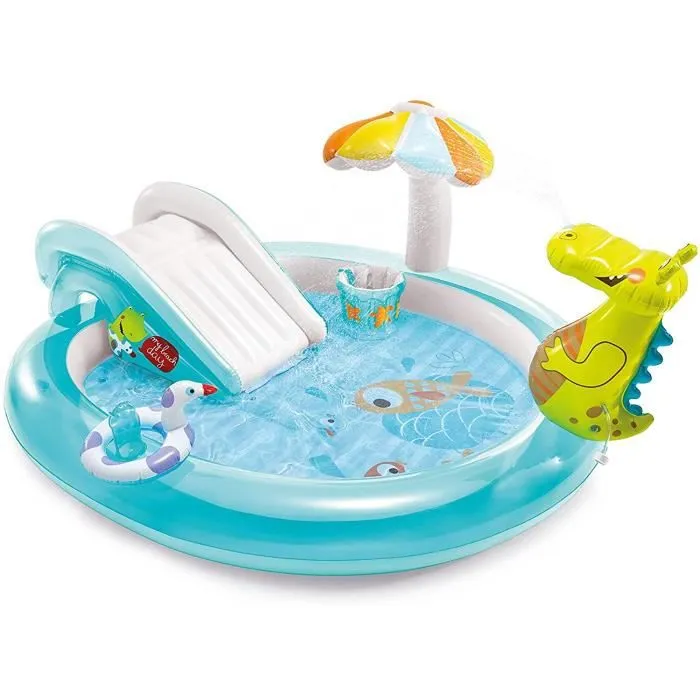 PISCINE GONFLABLE INTEX Aire de jeux alligator22-0