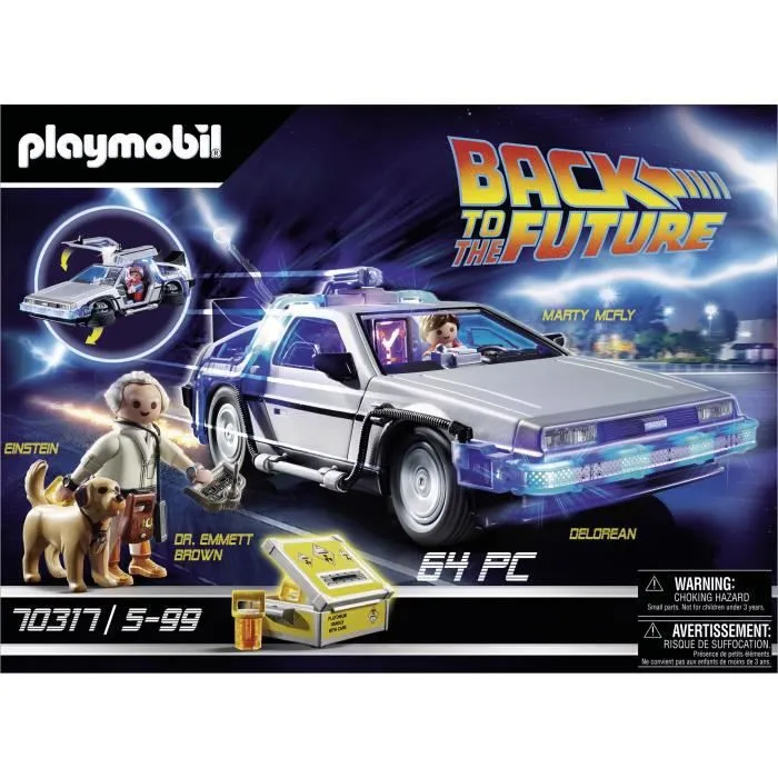 PLAYMOBIL - Retour vers le Futur - DeLorean - Classic Cars-8