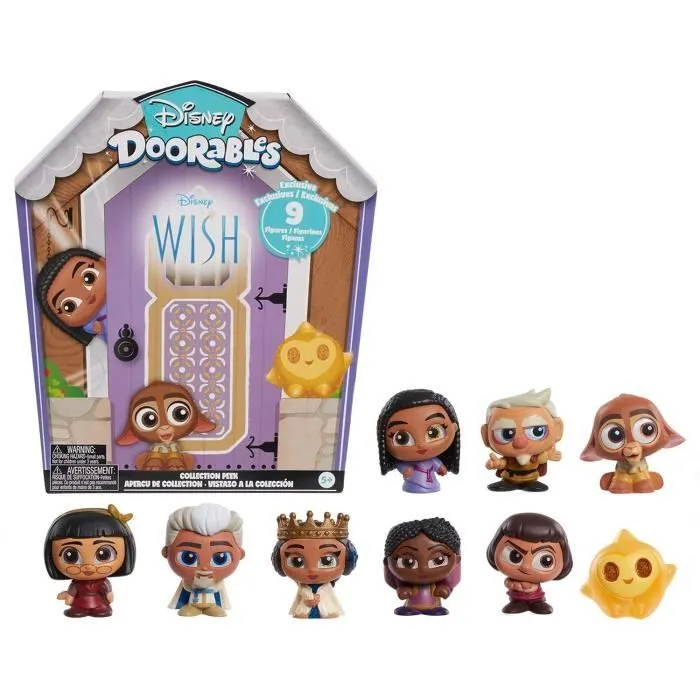 Figurines à collectionner - DISNEY - Coffret Collector Wish - 9 figurines exclusives dont 1 rare-1