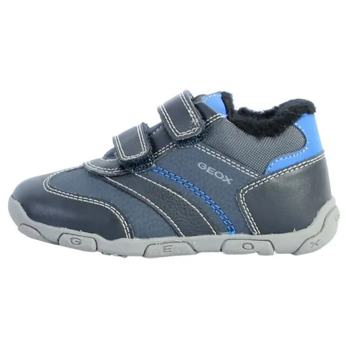 Basket Enfant - Geox - Balu B1636A - Scratch - Bleu - Marine/Royale - Confort Optimal-3