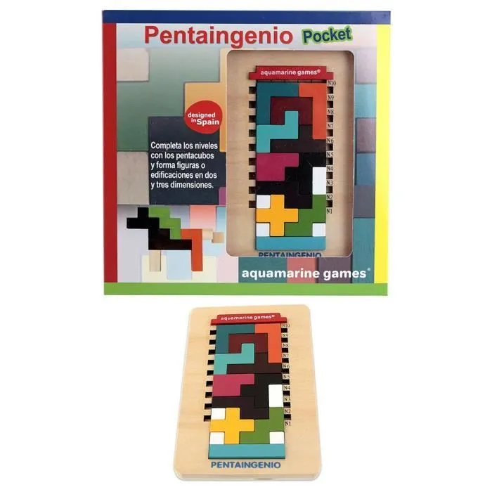 Puzzle de poche Pentaingenio Aquamarine - CP054 - Multicolore-0