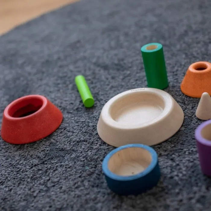 Plan Toys - Pyramide à empiler et à encastrer - TROUSSELIER-4