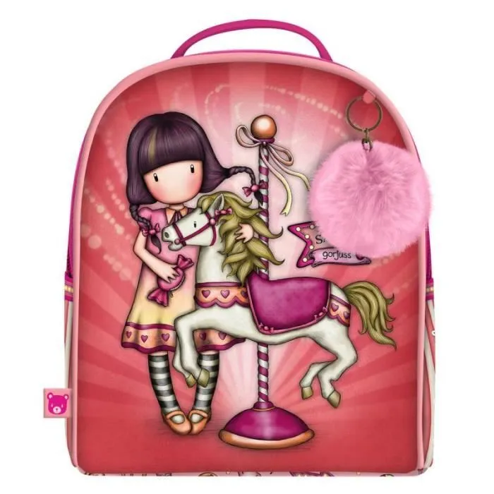 Cartable Gorjuss Carousel Mini Saumon (20 x 22 x 10 cm)-0