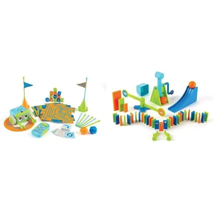 Learning Resources - Botley, Le Robot + Kit dActivités de Codage, LER2935 - Kit daccessoires de défis pour Le Robot-0