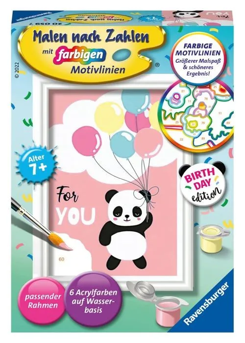 Jeu de peinture Ravensburger - 20059 - Malen nach Zahlen -For You-Enfants a partir de 7 Ans, , Multicolore-0