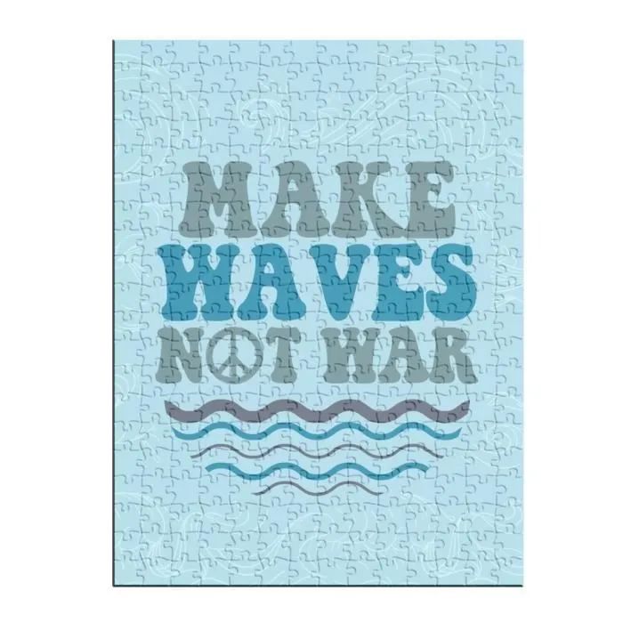 Puzzle Classique - FABULOUS - Make Waves Not War - 280 Pièces - Intérieur - Adulte-1