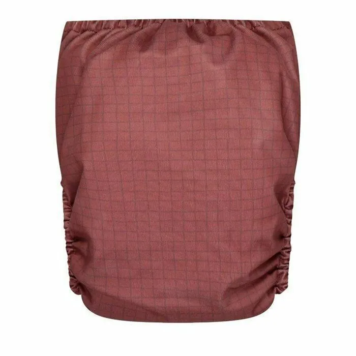 Bumbuns - Couche lavable à scratch (TE1) - Tiles Chestnut - Insert intégré-1
