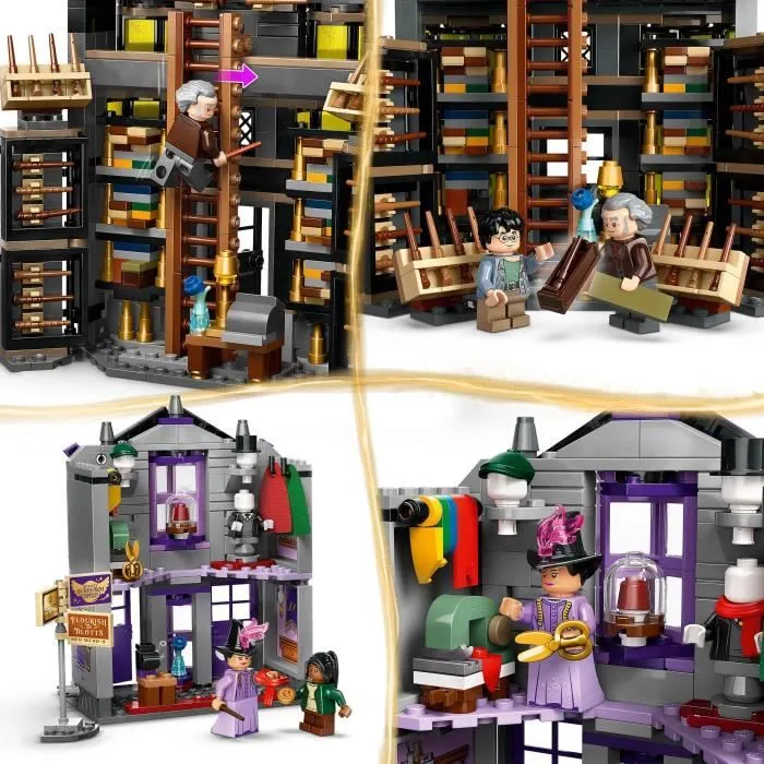 LEGO® Harry Potter 76439 Ollivander et Madame Guipure, prêt-à-porter pour mages et sorciers-2