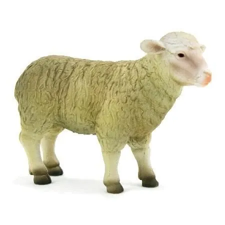 Figurine animal - ANIMAL PLANET - Brebis blanche moyen modèle - Intérieur - 3 ans-0